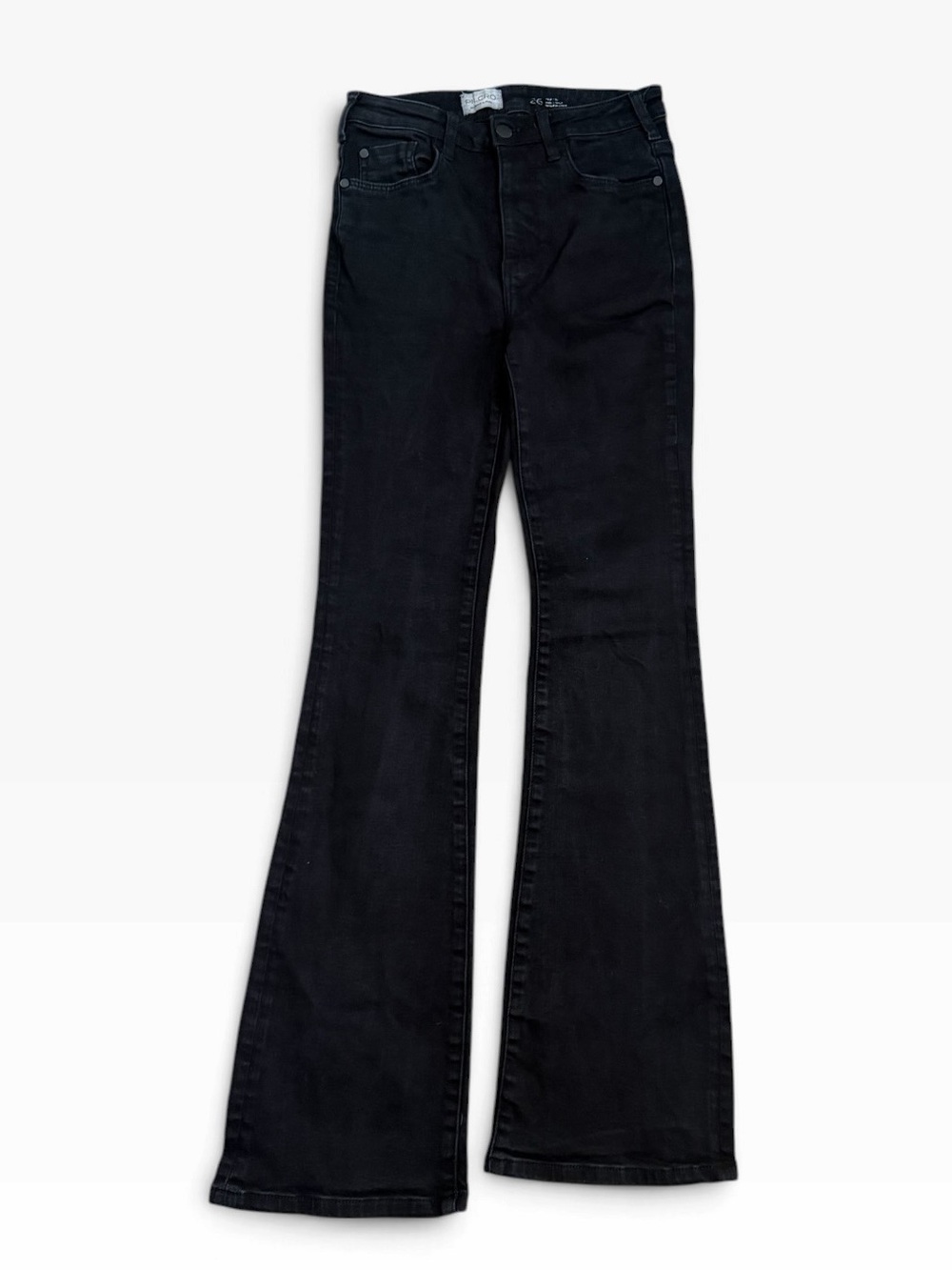 Pilcro by Anthropologie Black High Rise Flare Jeans Size 26